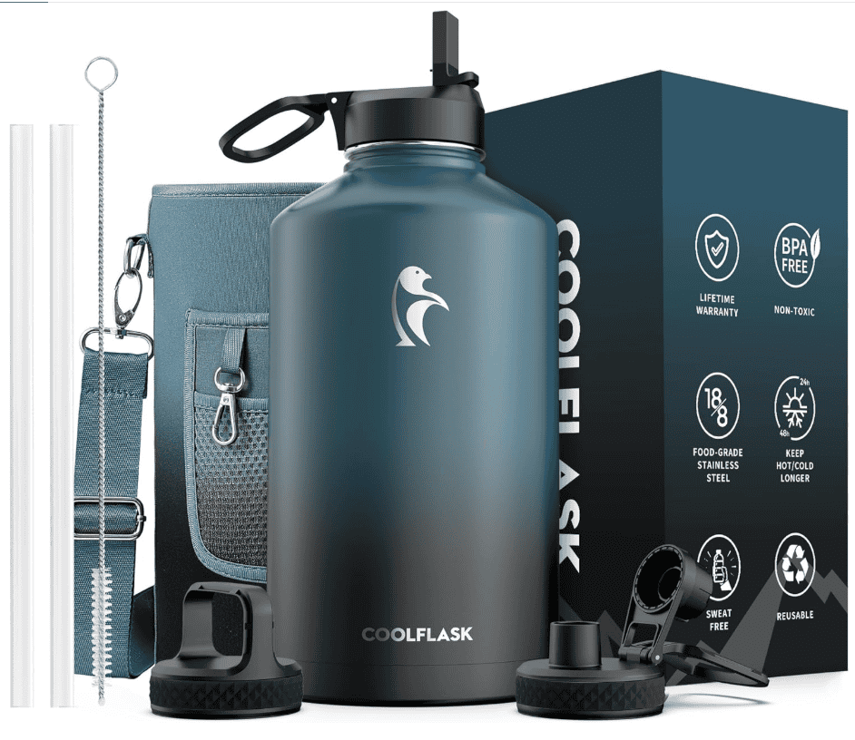 Coolflask 128oz *1 Gallon* Insulated Water Jug